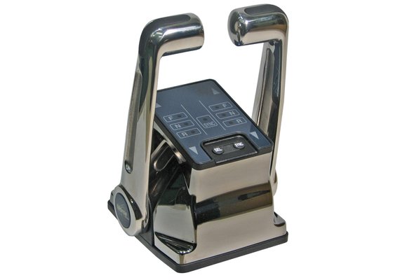 NHK MEC KE-4+ Eénhandel TWIN Motorbediening  inboard stijl (SST)  chrome (NM1053-00)