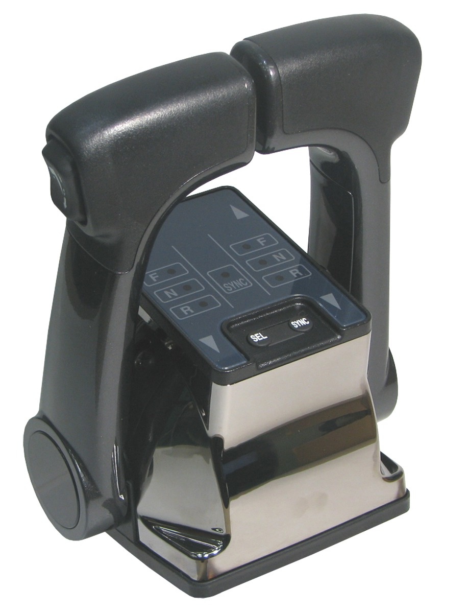 NHK MEC KE-4+ Eénhandel TWIN Motorbediening inboard stijl (SST) chrome (NM1053-00)