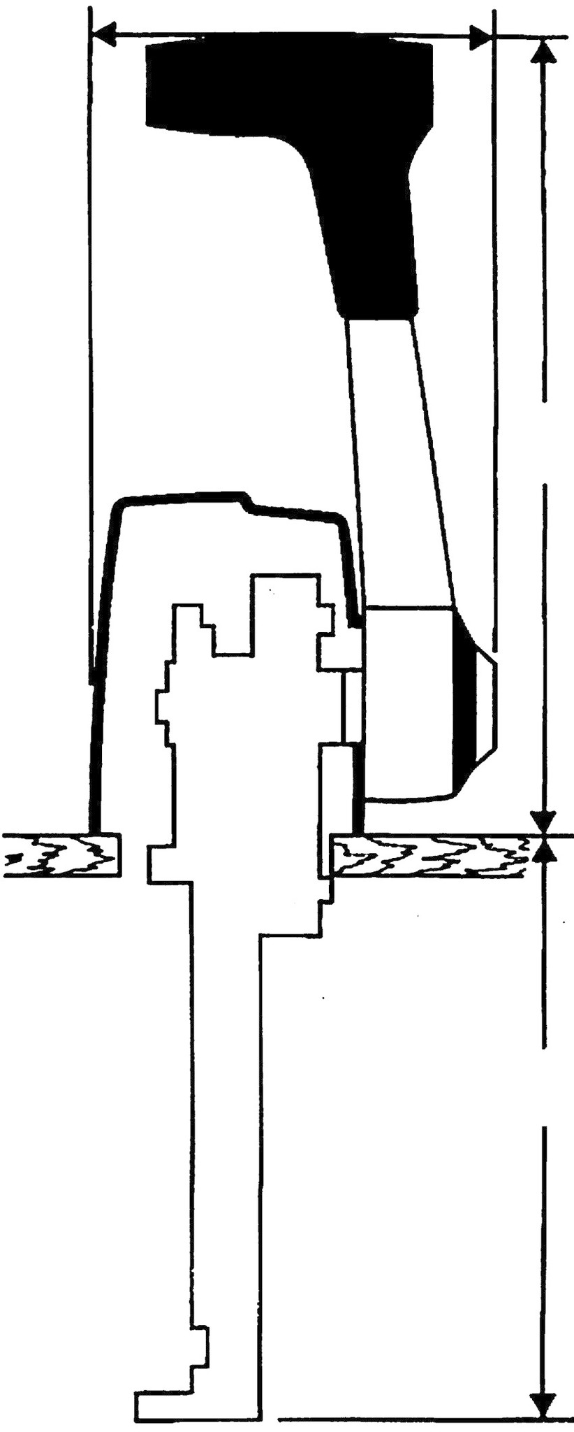 SeaStar Eénhandel motorbediening A80/LT met interlock en trim  topmontage