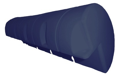 Allpa Dockfender  1100x240x240mm  6 0kg  Blauw (maat 2)