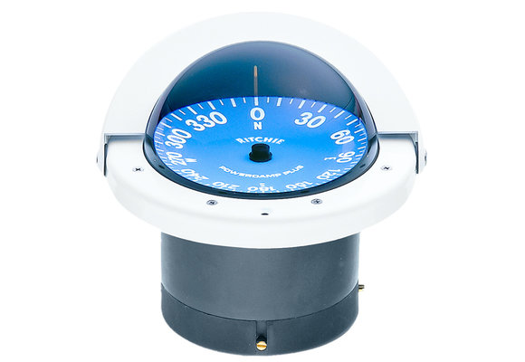 Ritchie Kompas model Supersport SS-2000W  12V  inbouwkompas  roos Ø114 3mm / 5º  wit