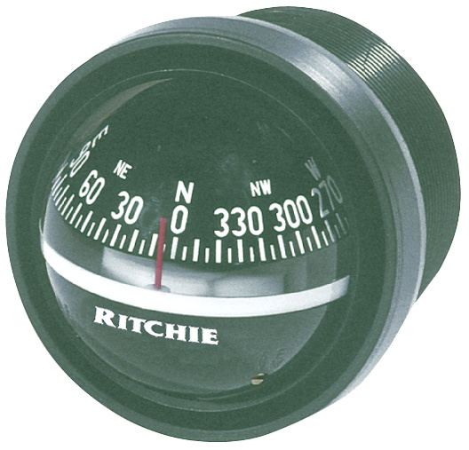 Ritchie Kompas model Explorer V-57.2  12V  dashboardkompas  roos Ø69 9mm / 5º  zwart