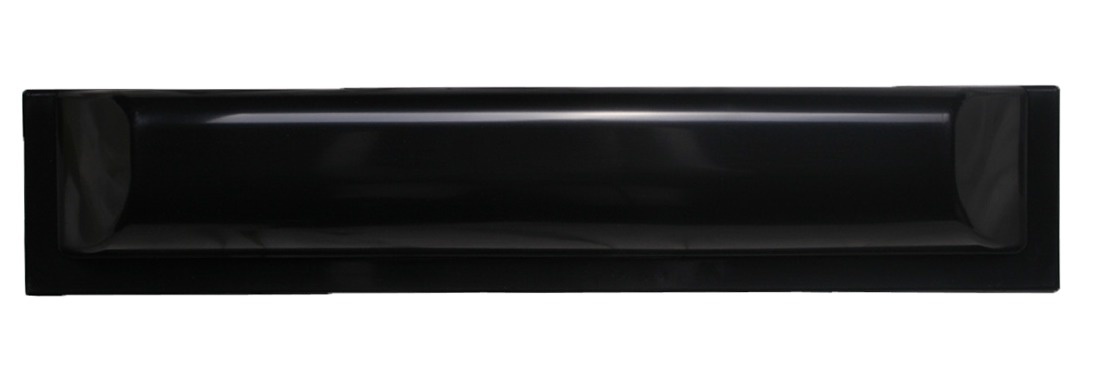 Steigerfender recht 60 x 500mm  Zwart