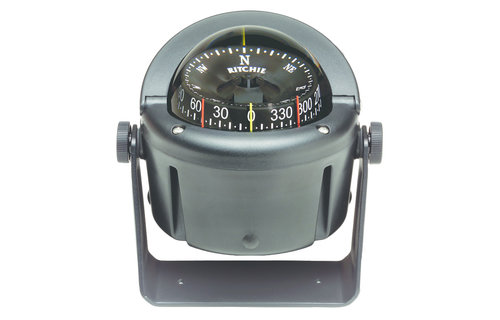 Ritchie Kompas model Helmsman HB-741 12V beugelkompas roos Ø93 5mm / 5º zwart