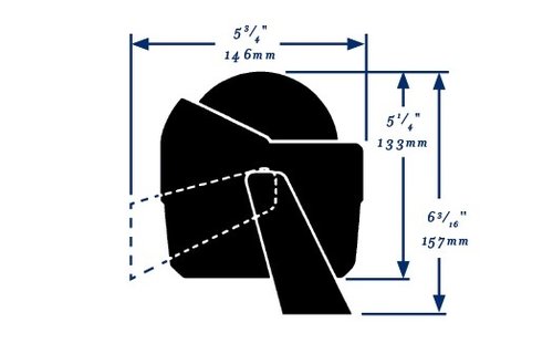 Ritchie Kompas model Helmsman HB-741 12V beugelkompas roos Ø93 5mm / 5º zwart