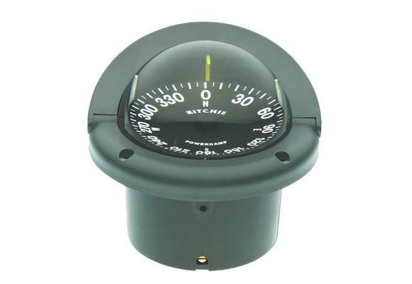 Ritchie Kompas model Helmsman  HF-742  12V  inbouwkompas  roos Ø95mm / 5º  zwart