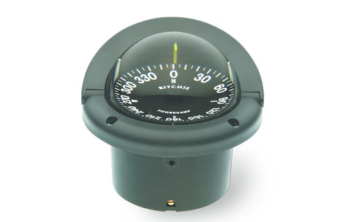 Ritchie Kompas model Helmsman HF-743 12V inbouwkompas roos Ø95mm / 5º zwart