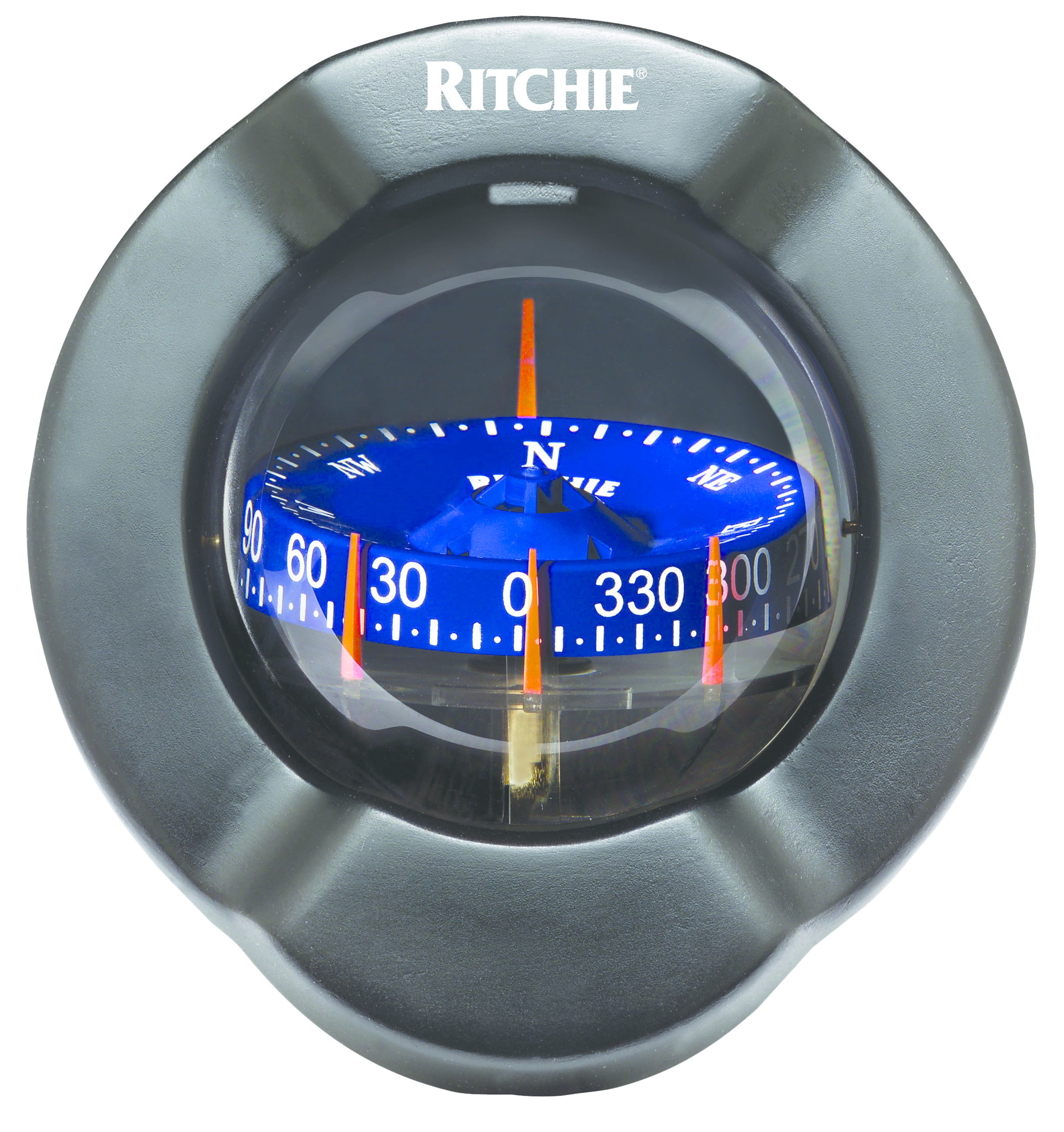 Ritchie Kompas model Venture SR-2  12V  schotkompas  roos Ø93 5mm / 5º  zwart  met clinometer