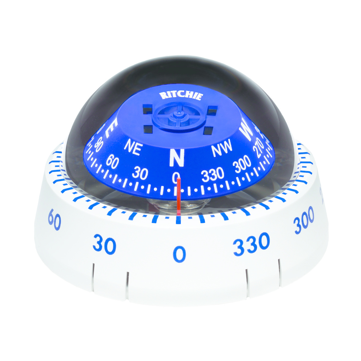 Ritchie Kompas model Kayaker XP-99W  opbouwkompas  roos Ø76 2mm / 5º wit