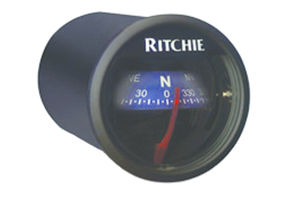 Ritchie Kompas model Ritchie Sport X-21BU  dashboardkompas  12V  roos Ø50 8mm / 5º  blauwe bezel