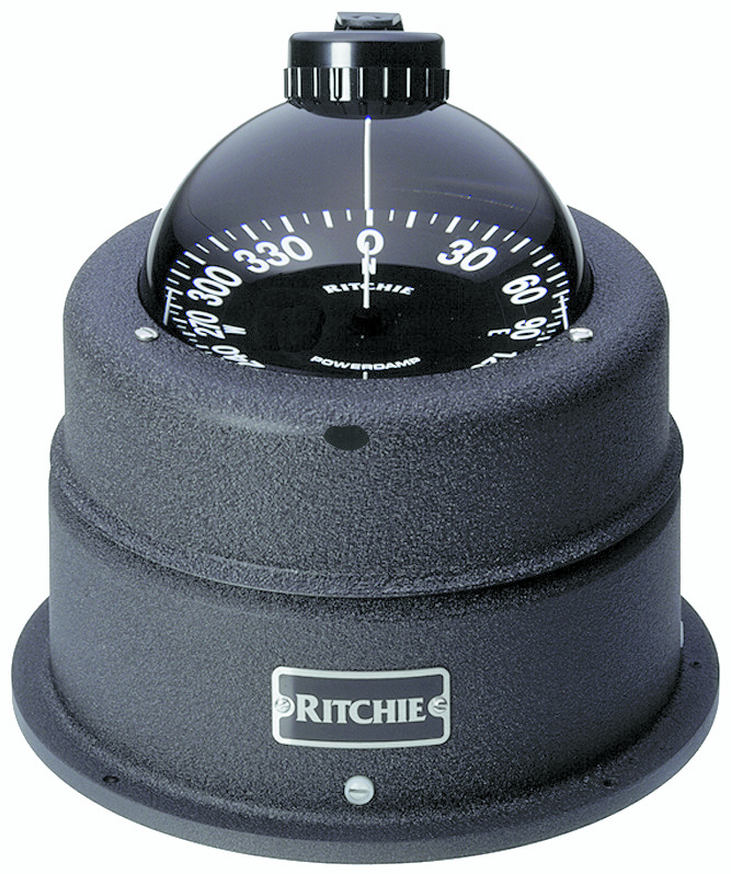 Ritchie kompas model Globemaster C-463  12/24/32V  opbouwkompas  roos Ø152 4mm / 2 of 5º  chrome