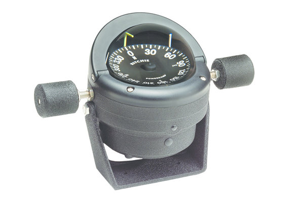 Ritchie kompas model Helmsman HB-845  12V  beugelkompas  roos Ø95mm / 5º  zwart