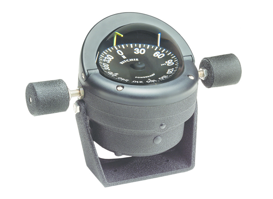 Ritchie kompas model Helmsman HB-845 12V beugelkompas roos Ø95mm / 5º zwart