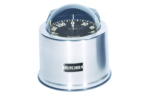 Ritchie Kompas model Globemaster SP-5-C  12/24/32V  opbouw  Ø127mm / 2 of 5º  RVS (motor & zeil)
