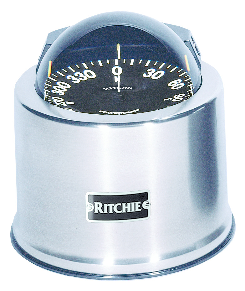 Ritchie Kompas model Globemaster SP-5-C  12/24/32V  opbouw  Ø127mm / 2 of 5º  RVS (motor & zeil)
