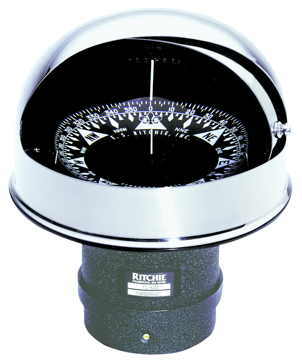 Ritchie Kompas model Globemaster FD-600-P  12/24/32V  inbouw  Ø152 4mm / 2 of 5º  RVS (motor)