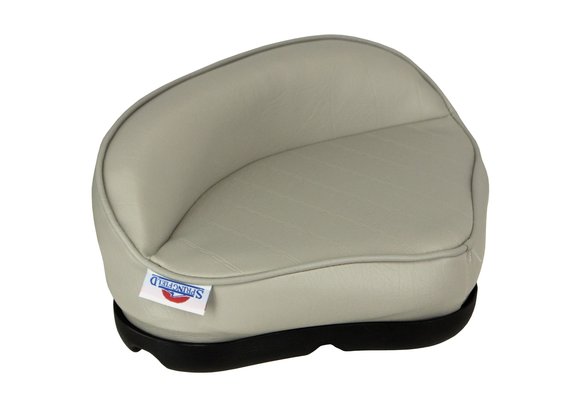 Allpa Plug-in Pro stand-up zitting van grijs kunstleer met plastic basis