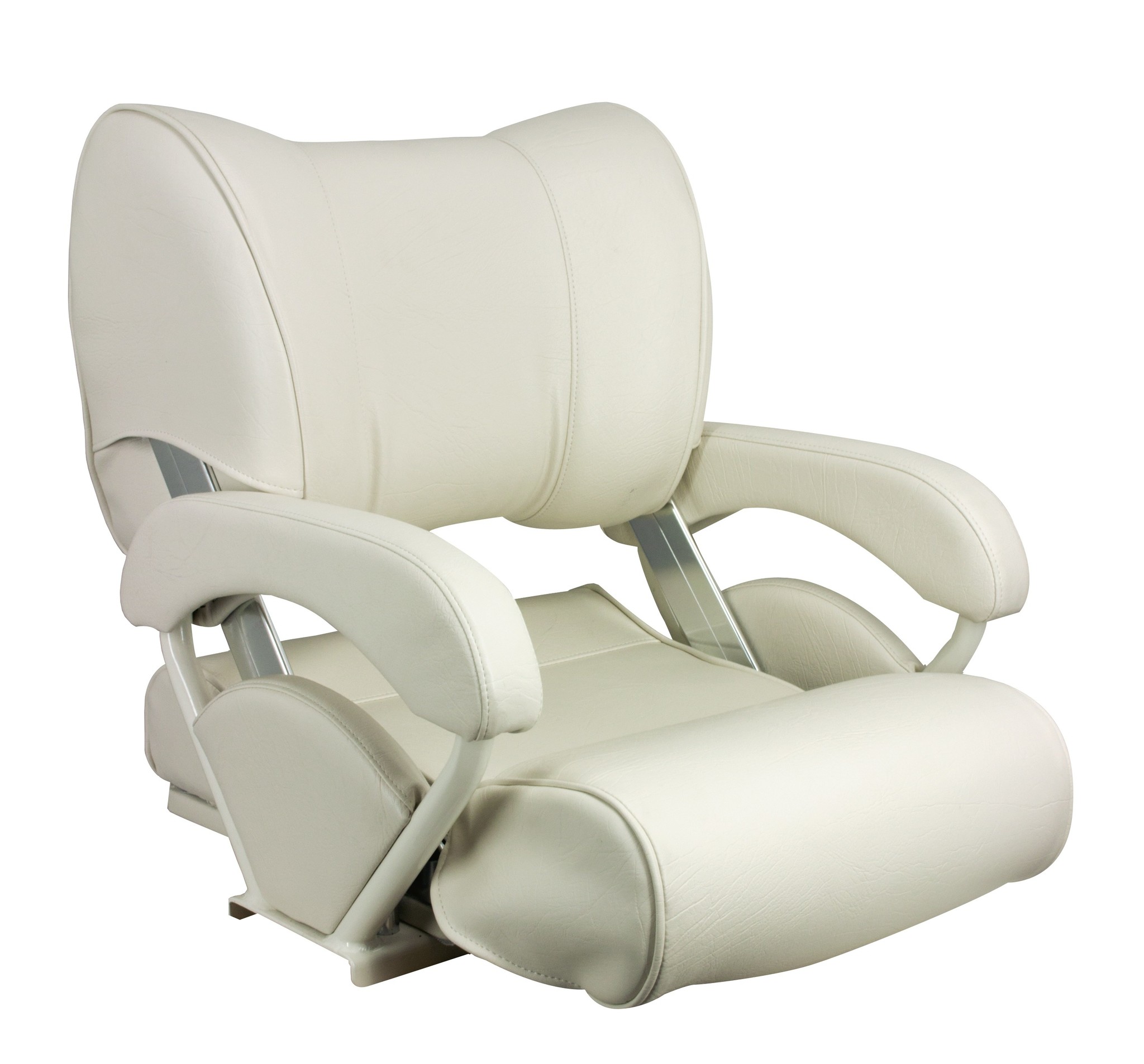 Allpa Stuurstoel model Twin 46 Flip-Back & Up wit