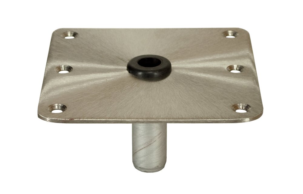 Allpa Hi-Lo voet 7x7 (178x178mm) satin afgewerkt