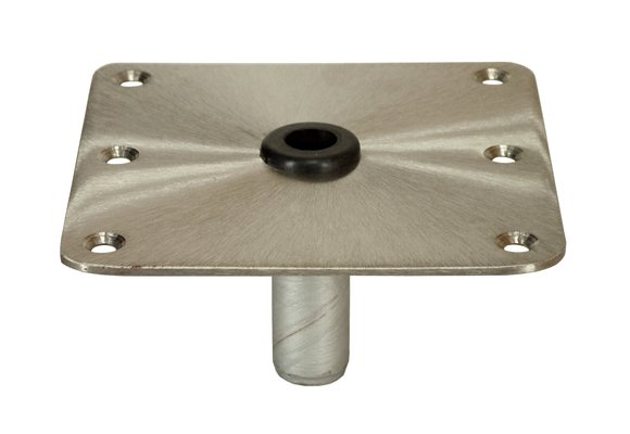 Allpa Hi-Lo voet 7x7 (178x178mm)  satin afgewerkt