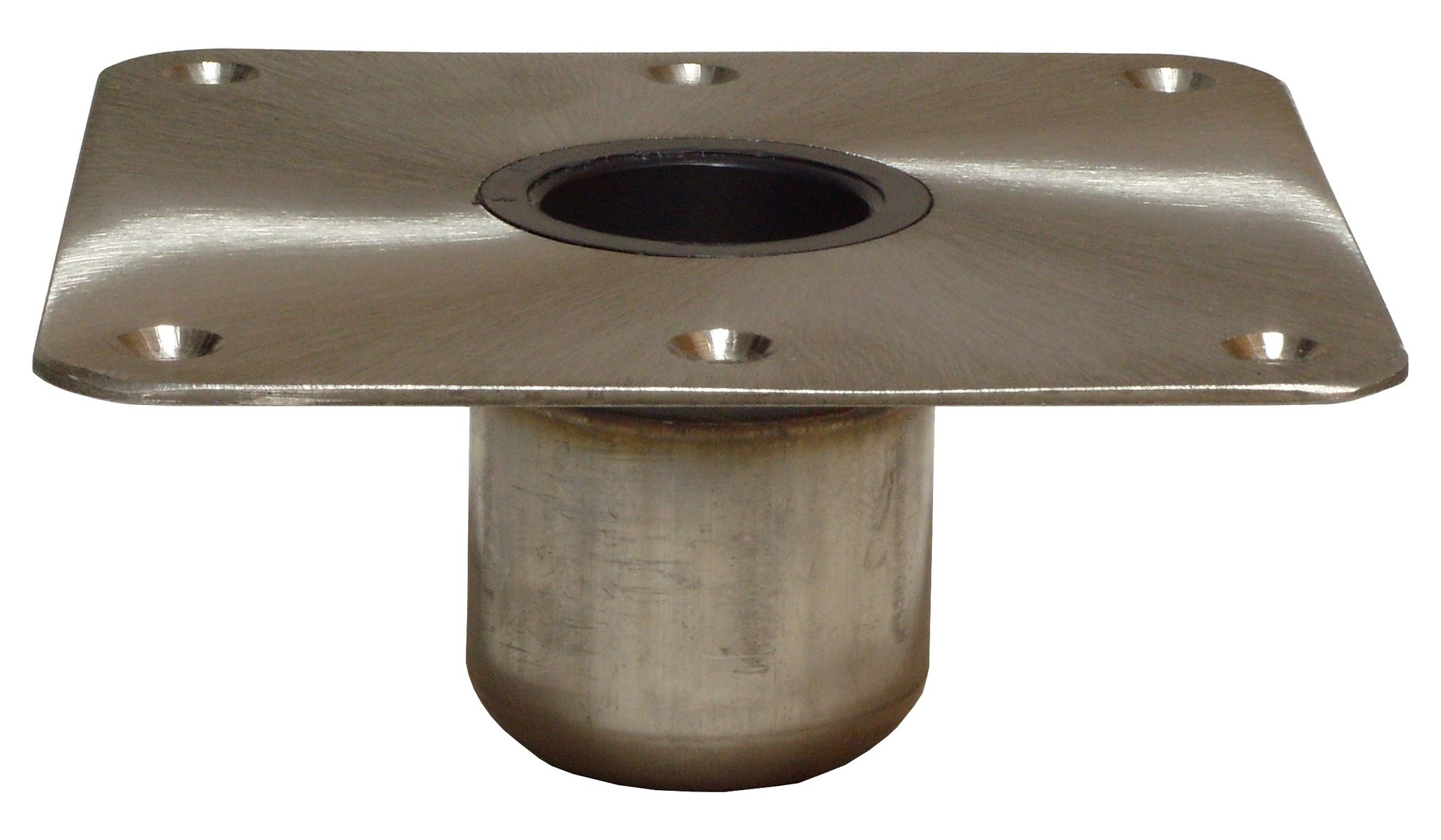 Allpa Spring-Lock serie  RVS voet 7x7 (178x178mm)  satin afgewerkt