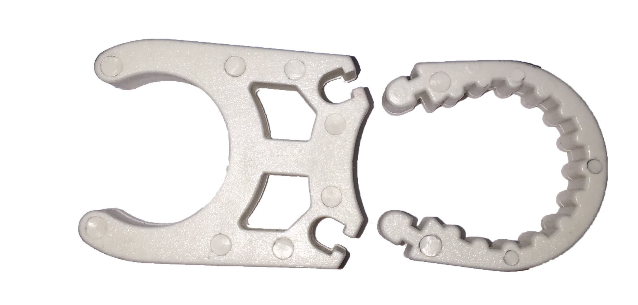 Allpa Reserve kunststof klem  wit