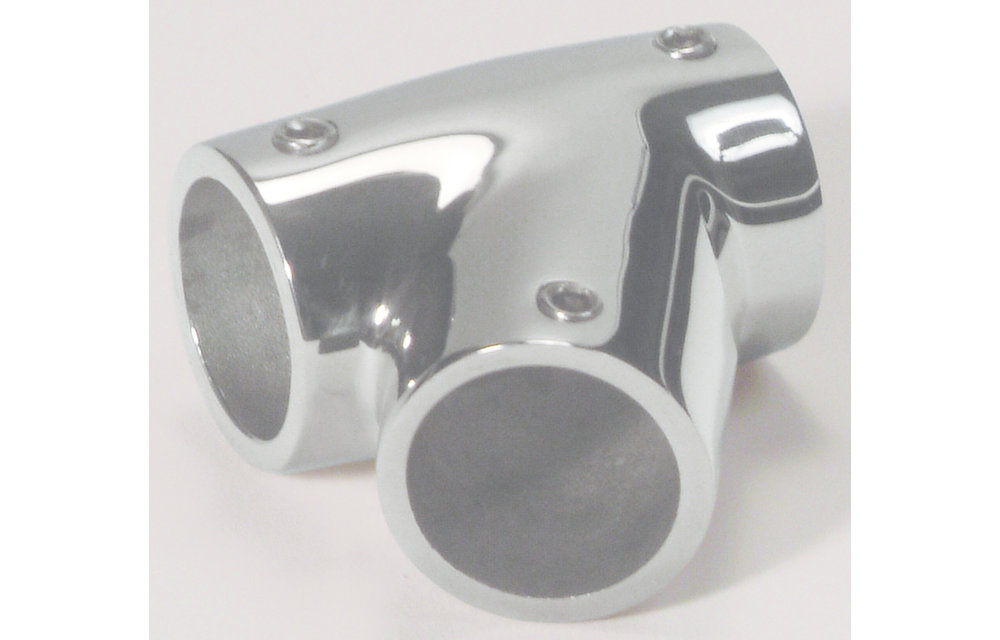 Allpa RVS T-stuk universeel 90°