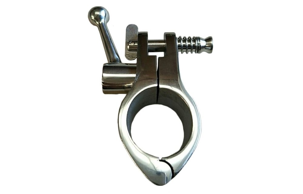 Allpa RVS Railingeindstuk 60°  Ø22 25mm  H=37mm