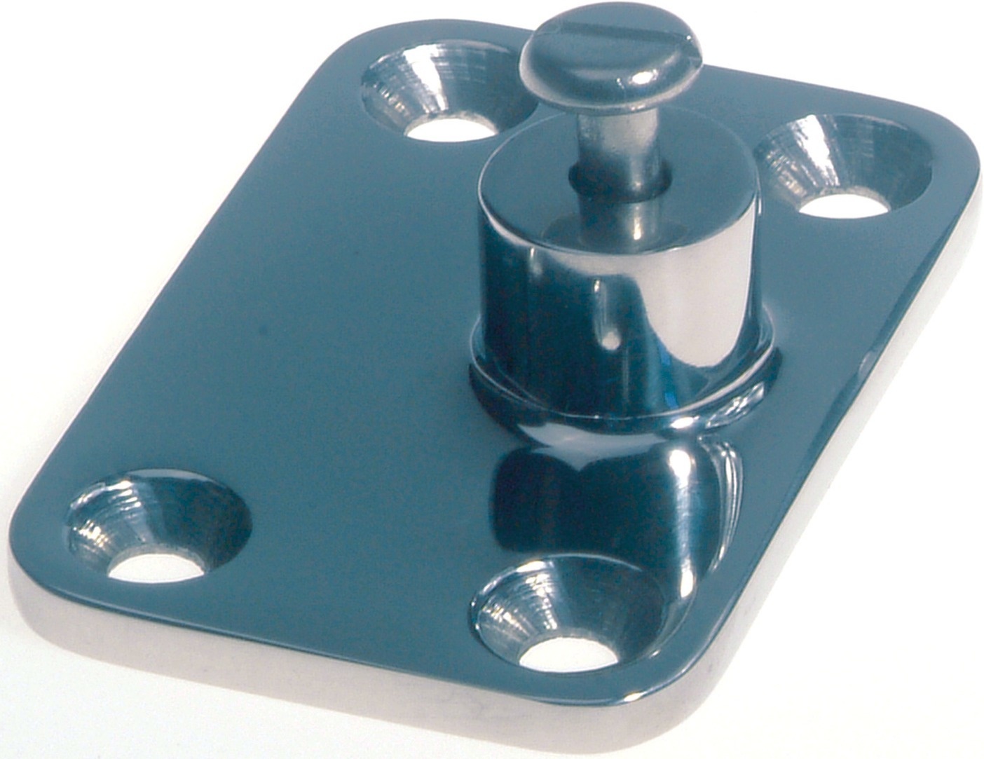 Allpa RVS Railingeindstuk 60°  Ø22 25mm  H=37mm