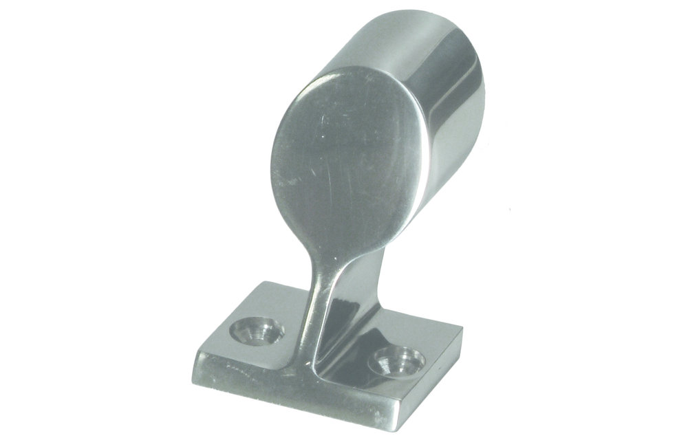 Allpa RVS Railinghouder 60° Ø22 25mm H=49mm