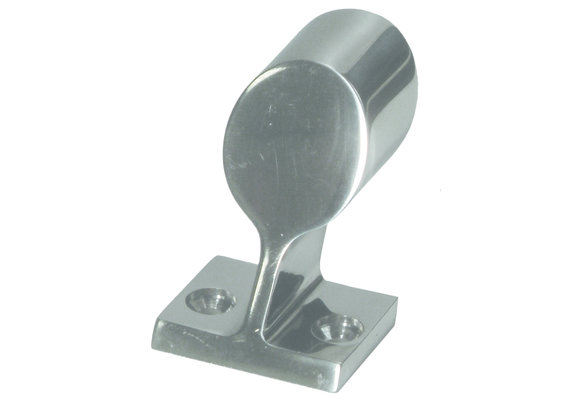 Allpa RVS Railinghouder 60°  Ø22 25mm  H=49mm