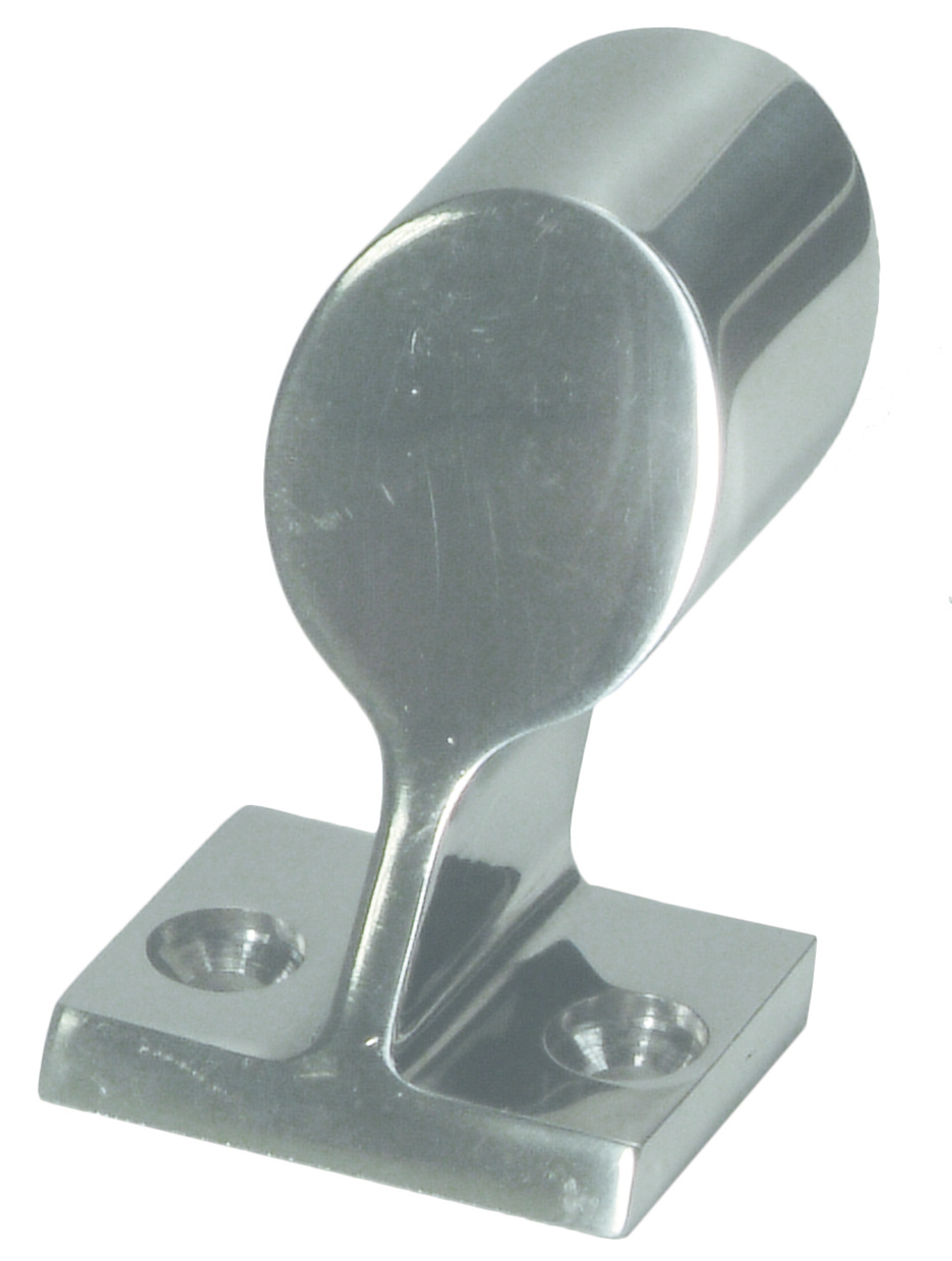 Allpa RVS Railinghouder 60°  Ø22 25mm  H=49mm