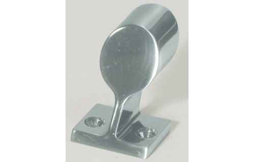 Allpa RVS Railinghouder 60°  Ø22 25mm  H=49mm