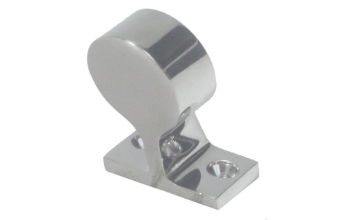 Allpa RVS Railingeindstuk 120°  Ø22 25mm  H=49mm