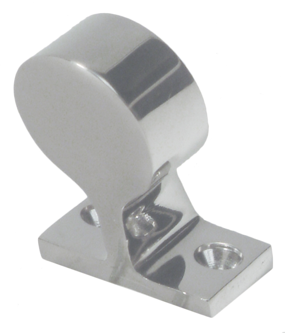 Allpa RVS Railingeindstuk 120°  Ø22 25mm  H=49mm