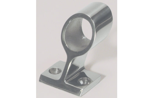 Allpa RVS Railingeindstuk 120°  Ø22 25mm  H=49mm