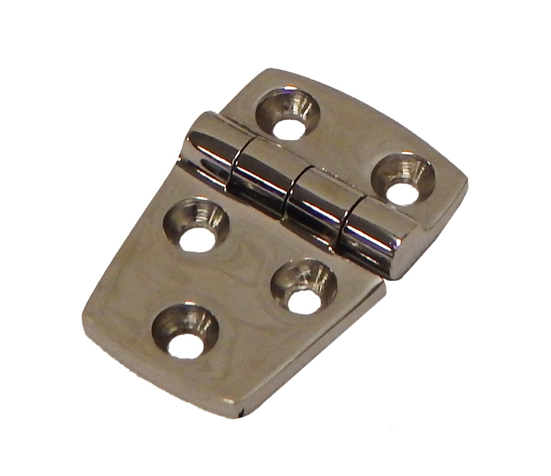 Allpa RVS gegoten scharnier 76x38mm H=5mm scharnierpen Ø9mm