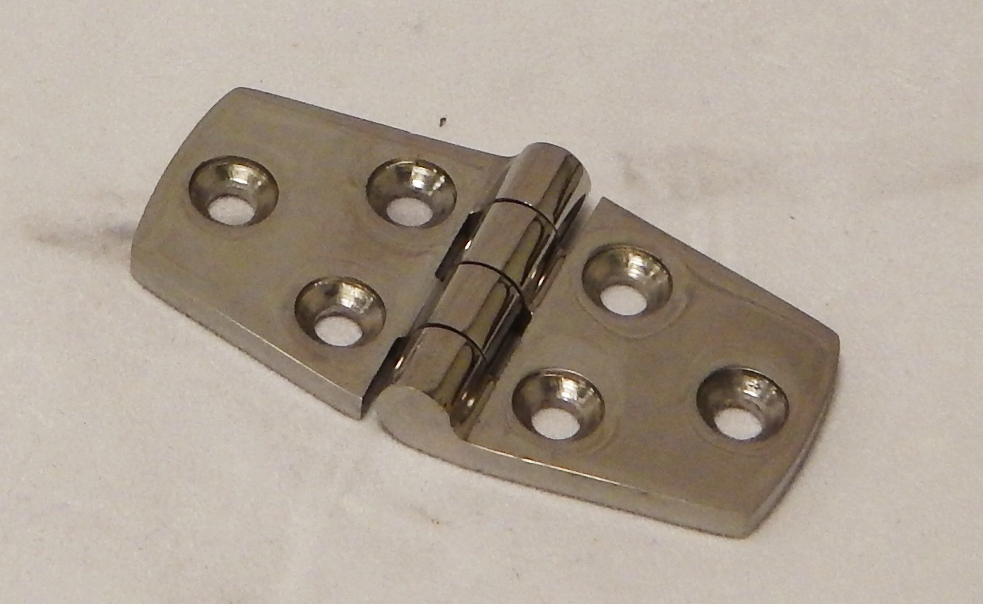 Allpa RVS gegoten scharnier  102x38mm