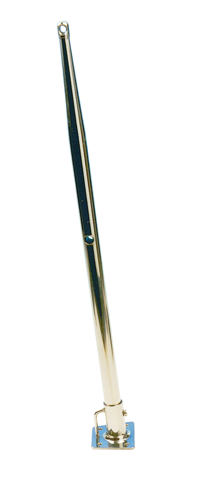 Allpa RVS scepter Ø25mm H=500mm 2-gats (250/500mm)