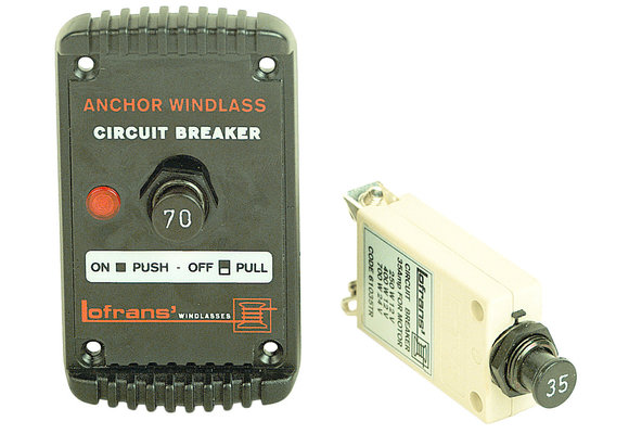 Lofrans windlasses Thermomagnetische zekering  100A