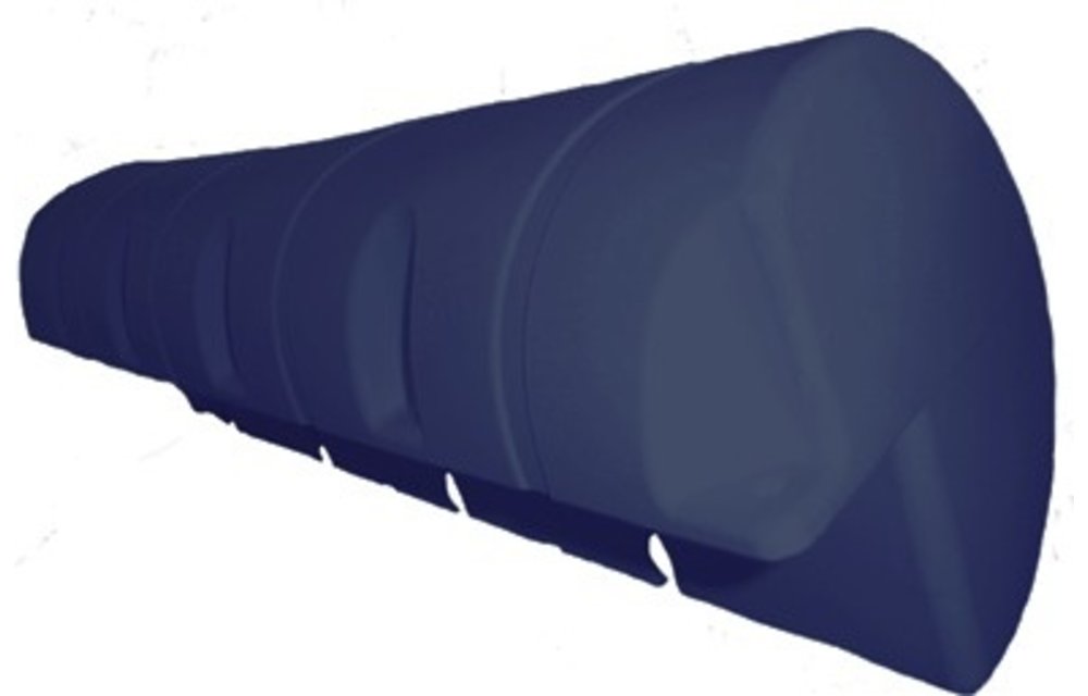 Allpa Dockfender 1100x240x240mm 6 0kg Blauw (maat 2)