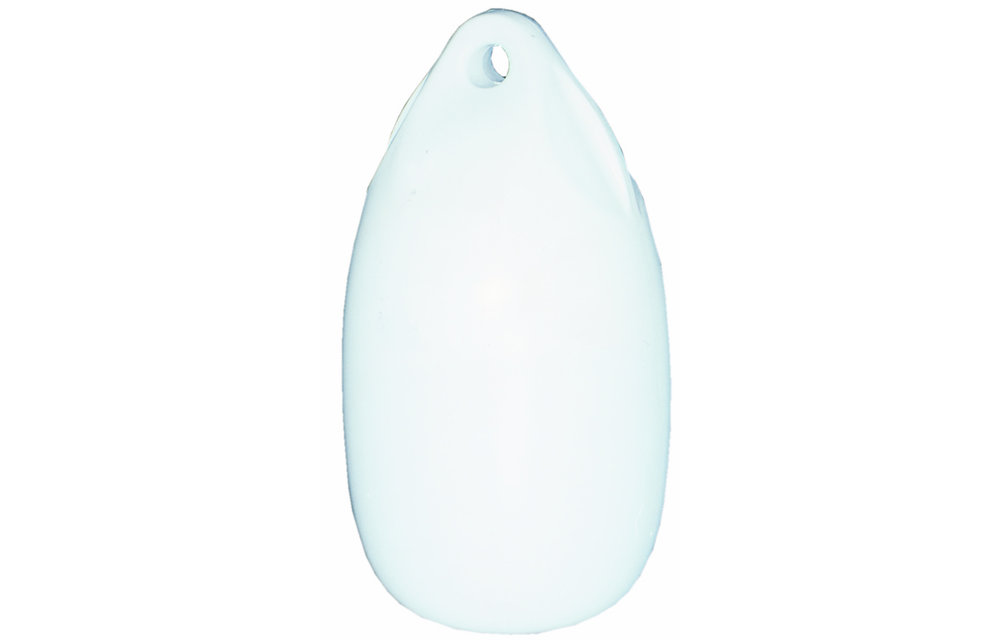 Allpa Fender druppelmodel Dumpy zwart Ø150mm L=300mm (maat 1) (opblaasbaar met kogelventiel)