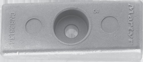 Allpa Zinkanode Mercury / Mariner / Force / Honda outboard Wedge (OEM 826134)