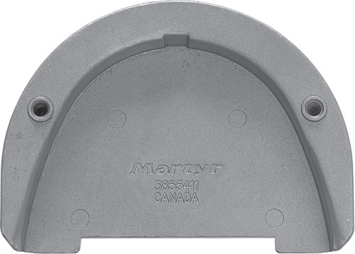 Allpa Zinkanode Volvo Penta sterndrive transom plate for SX-drive (OEM 3855411)