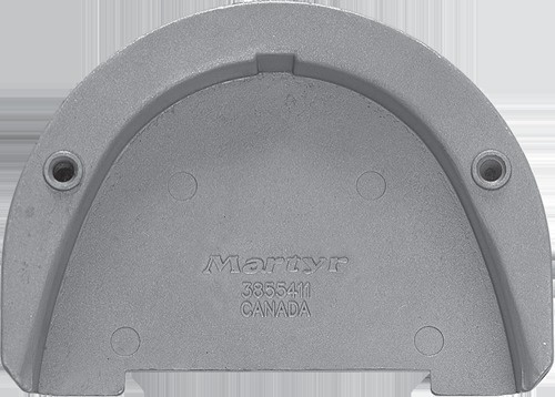 Allpa Zinkanode Volvo Penta sterndrive transom plate for SX-drive (OEM 3855411)