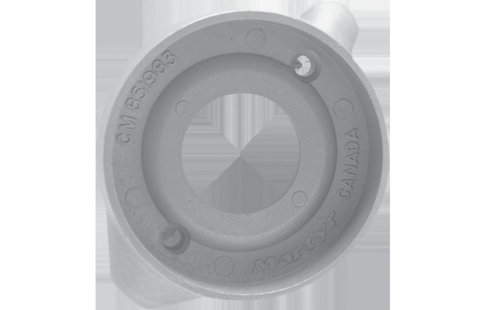 Allpa Zinkanode Volvo Penta saildrive ring 2-gats voor S-120 (OEM 851983)