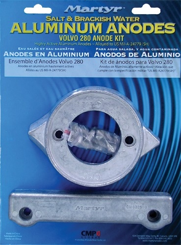Allpa Aluminium Anode kit Volvo 280