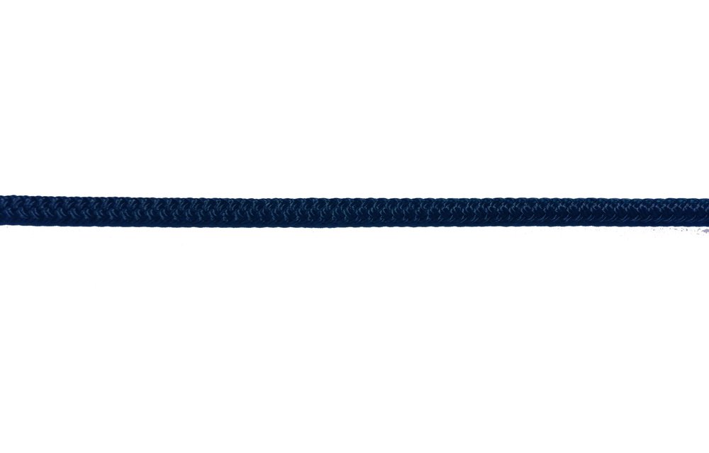 Allpa 16-Voudig gevlochten landvast met handgemaakte oogsplits 14mm blauw L=12Mtr