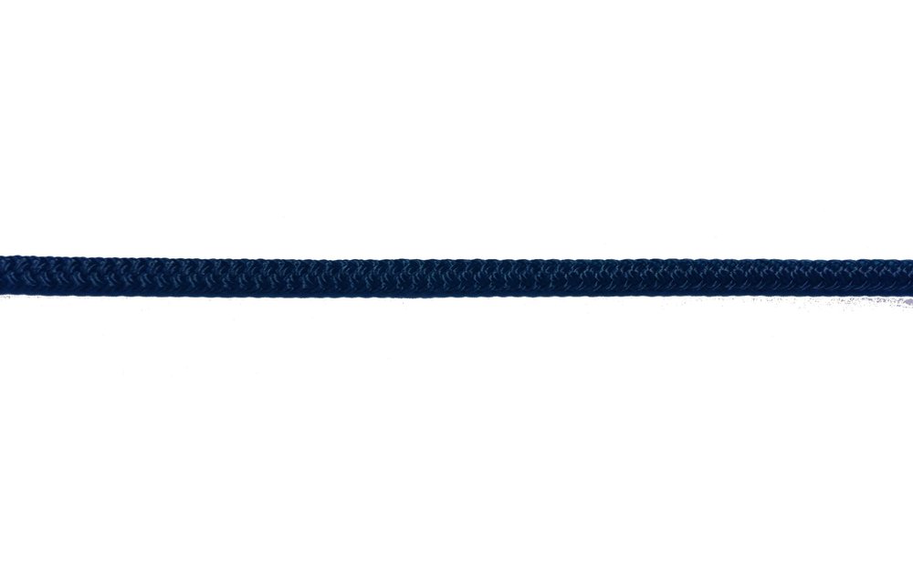 Allpa 16-Voudig gevlochten landvast met handgemaakte oogsplits 14mm blauw L=12Mtr