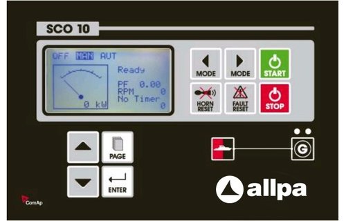 Solé Scheepsgenerator Mini 44 model 14 GSC  13 8kVA-13 8kW  1-fase  1500 omw./min